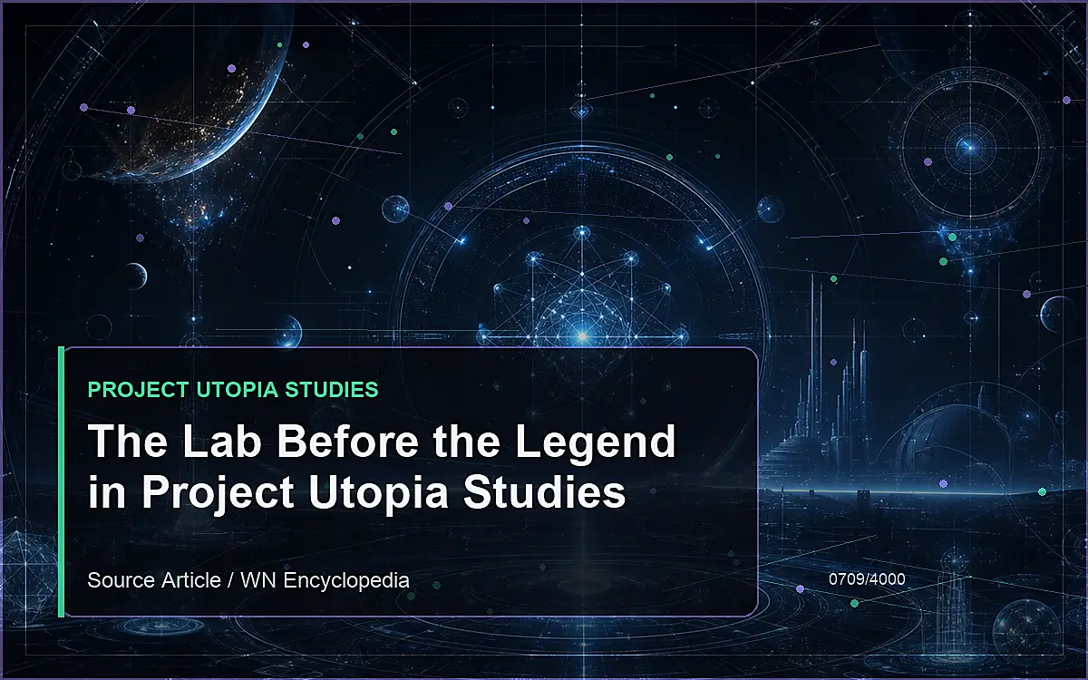 AI-generated encyclopedia reference image for The Lab Before the Legend in Project Utopia Studies