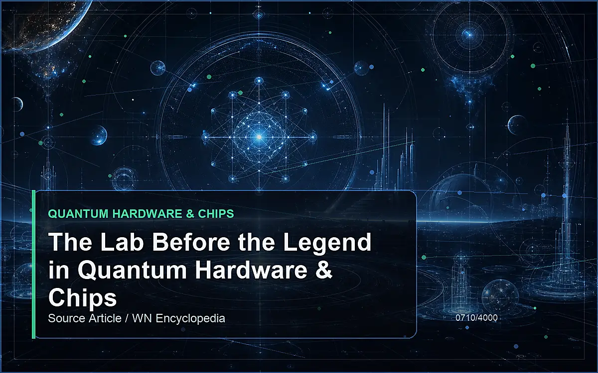 AI-generated encyclopedia reference image for The Lab Before the Legend in Quantum Hardware & Chips