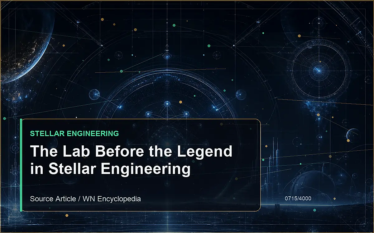 AI-generated encyclopedia reference image for The Lab Before the Legend in Stellar Engineering