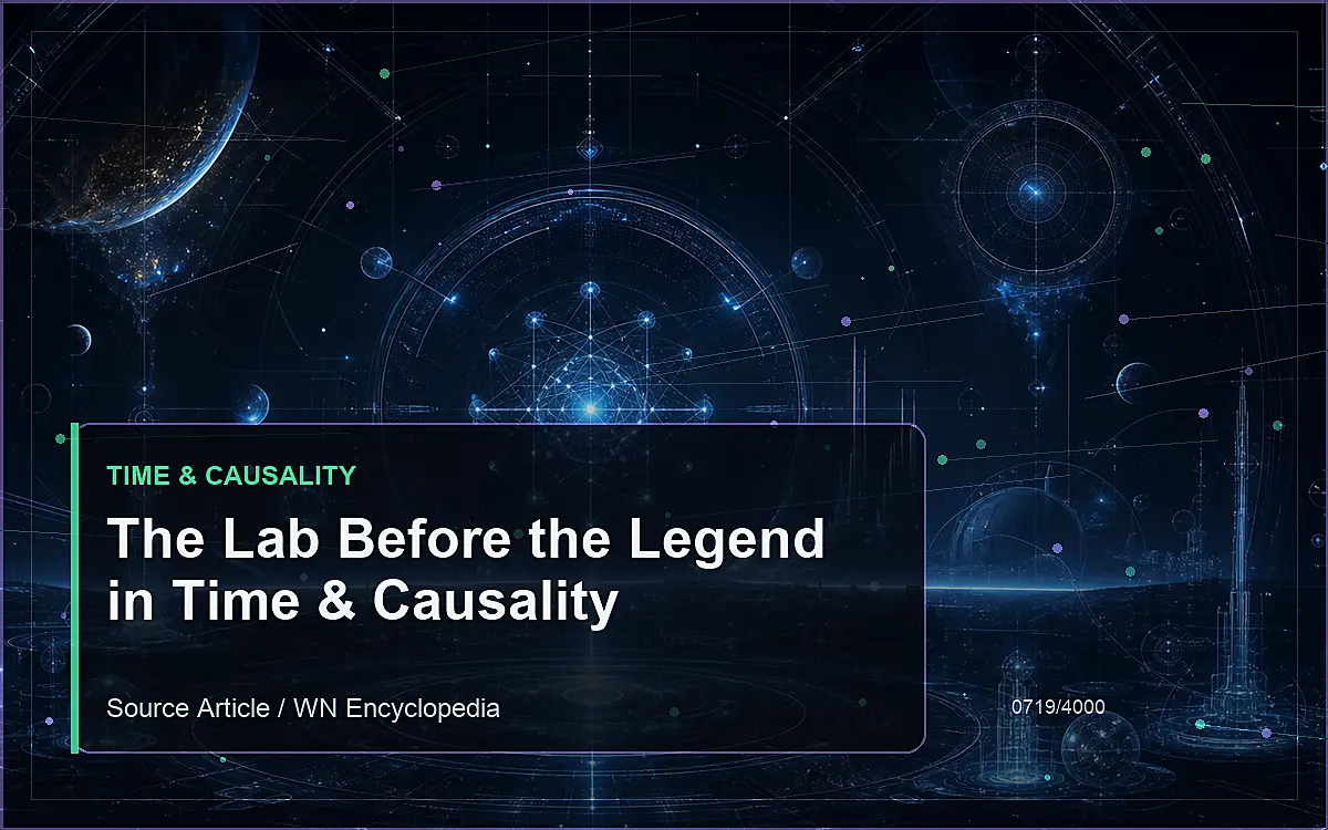 AI-generated encyclopedia reference image for The Lab Before the Legend in Time & Causality