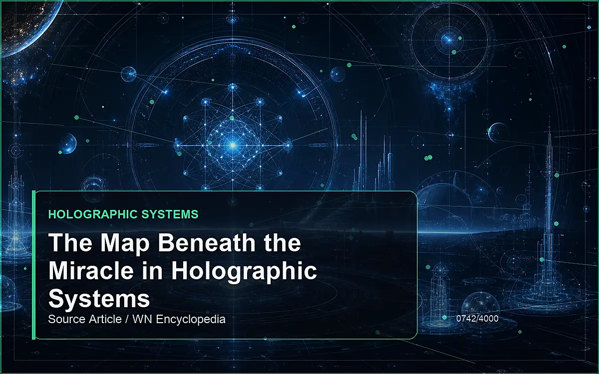 AI-generated encyclopedia reference image for The Map Beneath the Miracle in Holographic Systems