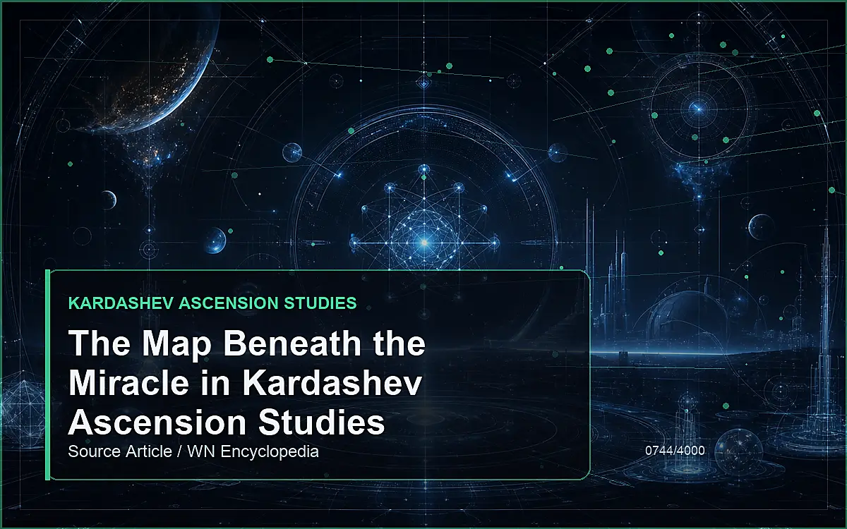 AI-generated encyclopedia reference image for The Map Beneath the Miracle in Kardashev Ascension Studies