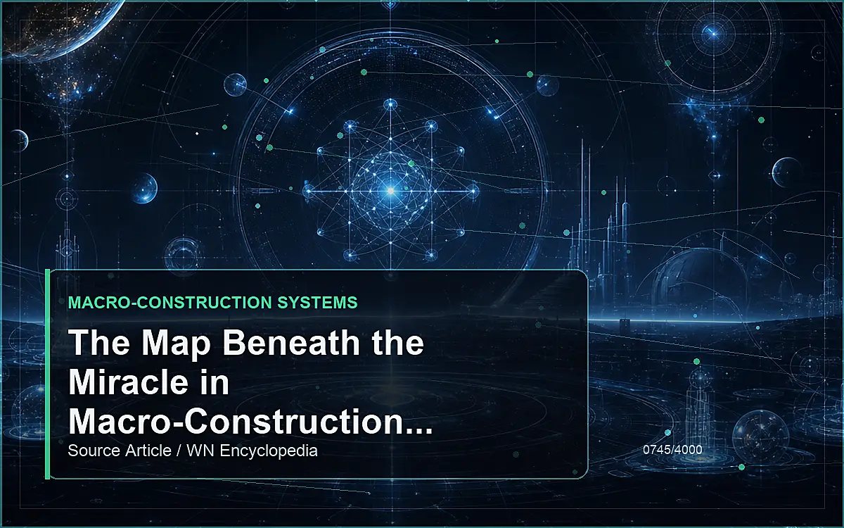 AI-generated encyclopedia reference image for The Map Beneath the Miracle in Macro-Construction Systems