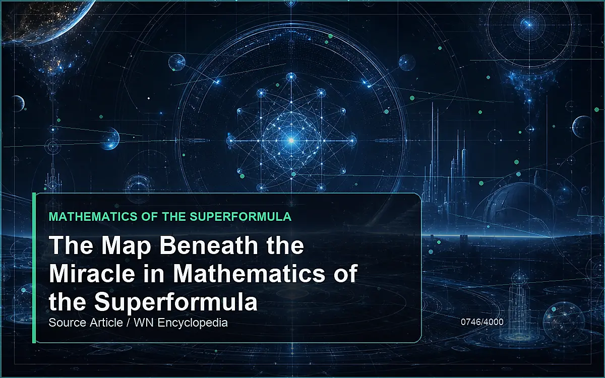 AI-generated encyclopedia reference image for The Map Beneath the Miracle in Mathematics of the Superformula