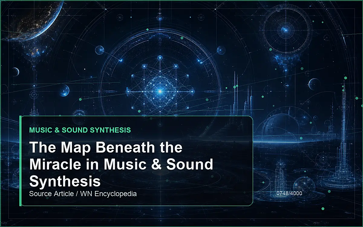 AI-generated encyclopedia reference image for The Map Beneath the Miracle in Music & Sound Synthesis