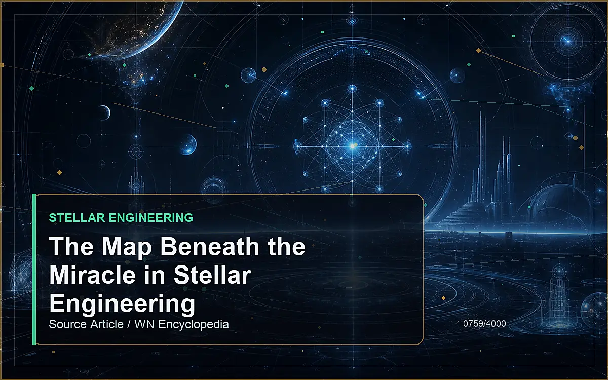 AI-generated encyclopedia reference image for The Map Beneath the Miracle in Stellar Engineering