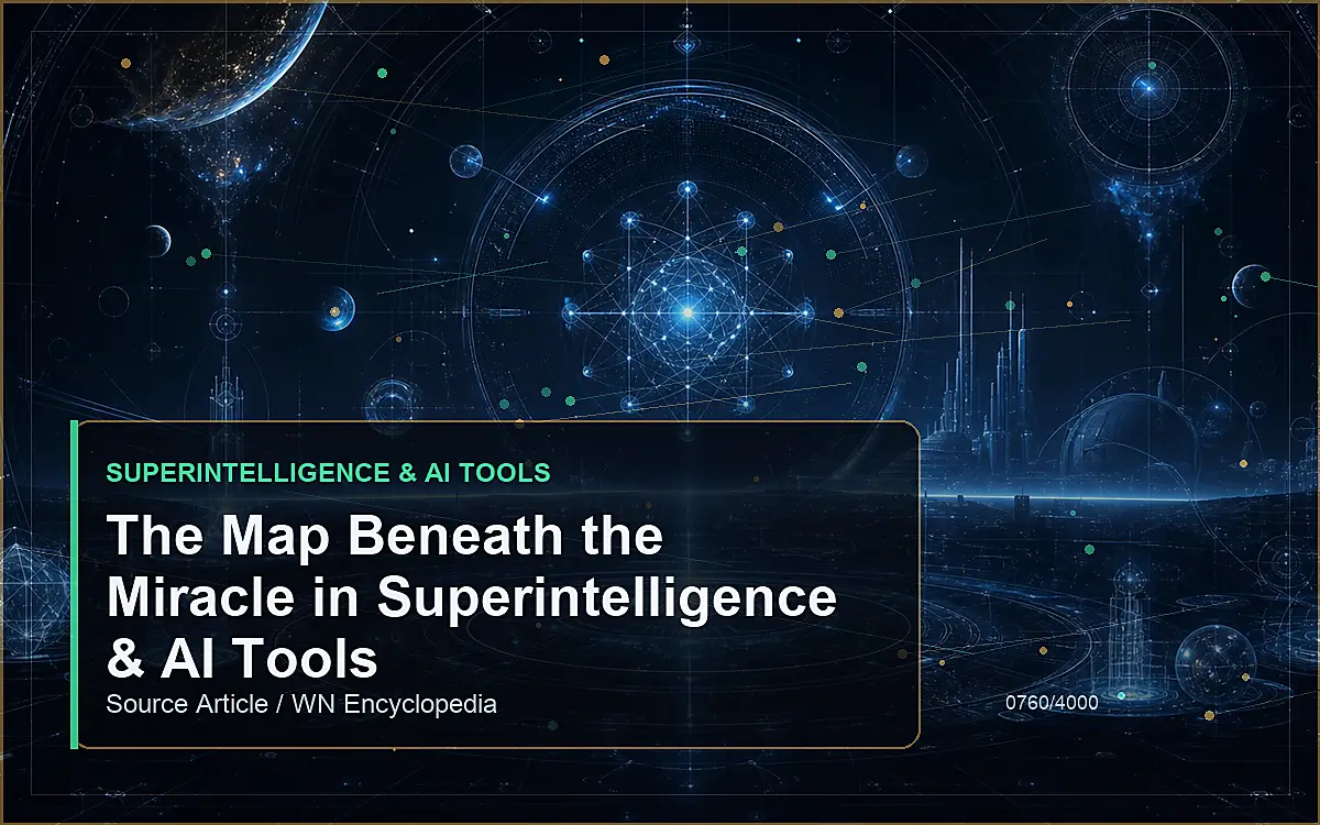 AI-generated encyclopedia reference image for The Map Beneath the Miracle in Superintelligence & AI Tools