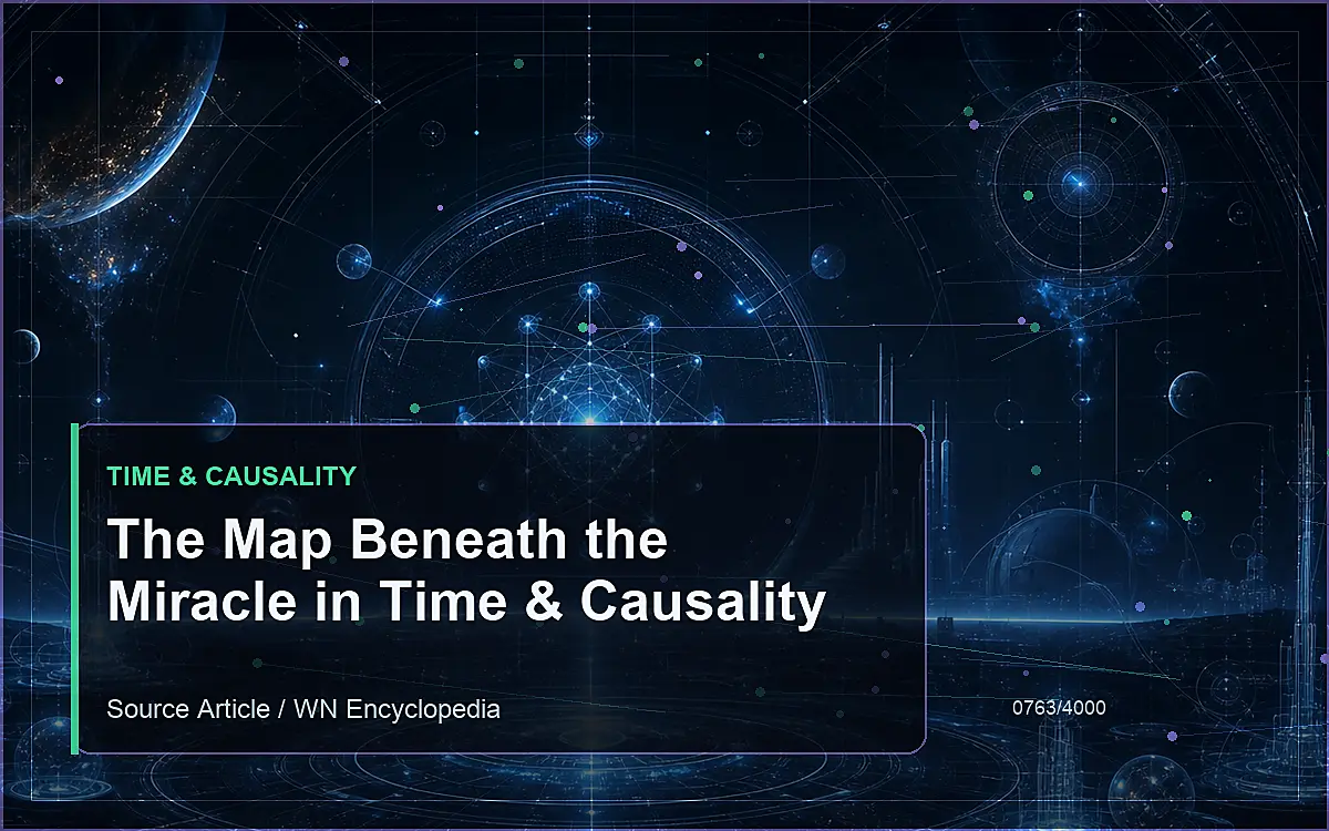AI-generated encyclopedia reference image for The Map Beneath the Miracle in Time & Causality