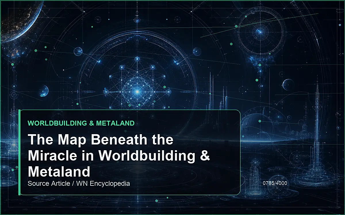 AI-generated encyclopedia reference image for The Map Beneath the Miracle in Worldbuilding & Metaland