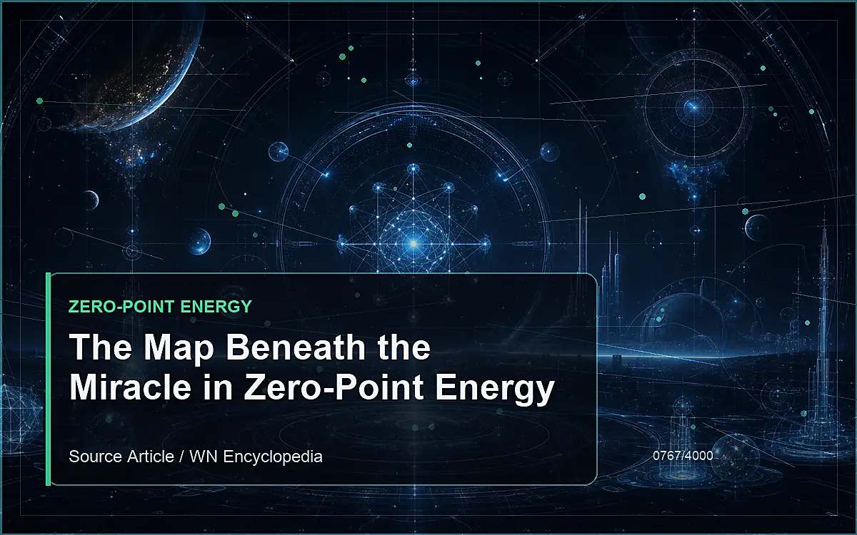 AI-generated encyclopedia reference image for The Map Beneath the Miracle in Zero-Point Energy
