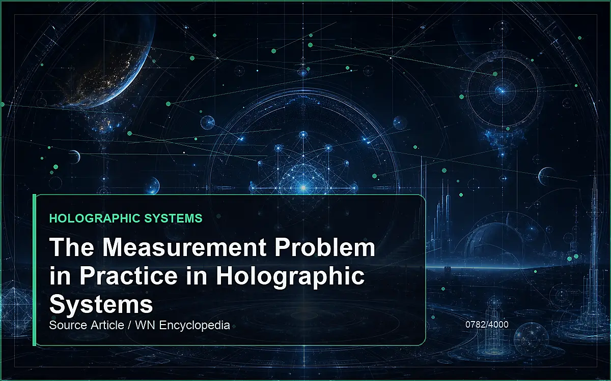 AI-generated encyclopedia reference image for The Measurement Problem in Practice in Holographic Systems