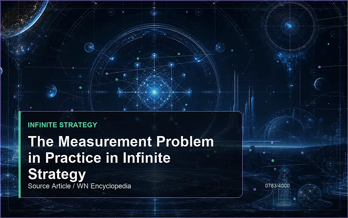 AI-generated encyclopedia reference image for The Measurement Problem in Practice in Infinite Strategy
