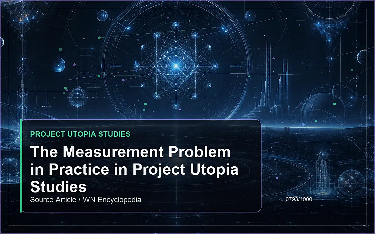 AI-generated encyclopedia reference image for The Measurement Problem in Practice in Project Utopia Studies