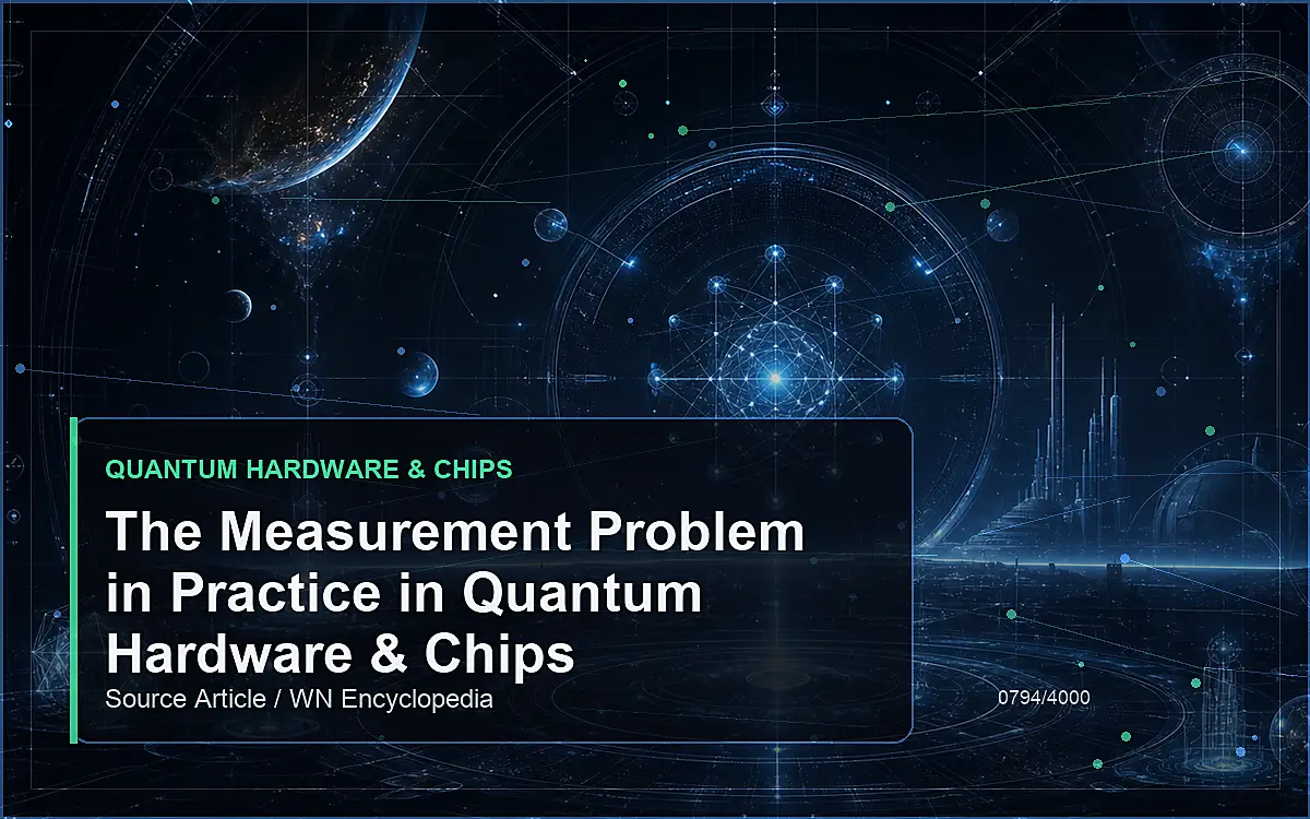 AI-generated encyclopedia reference image for The Measurement Problem in Practice in Quantum Hardware & Chips