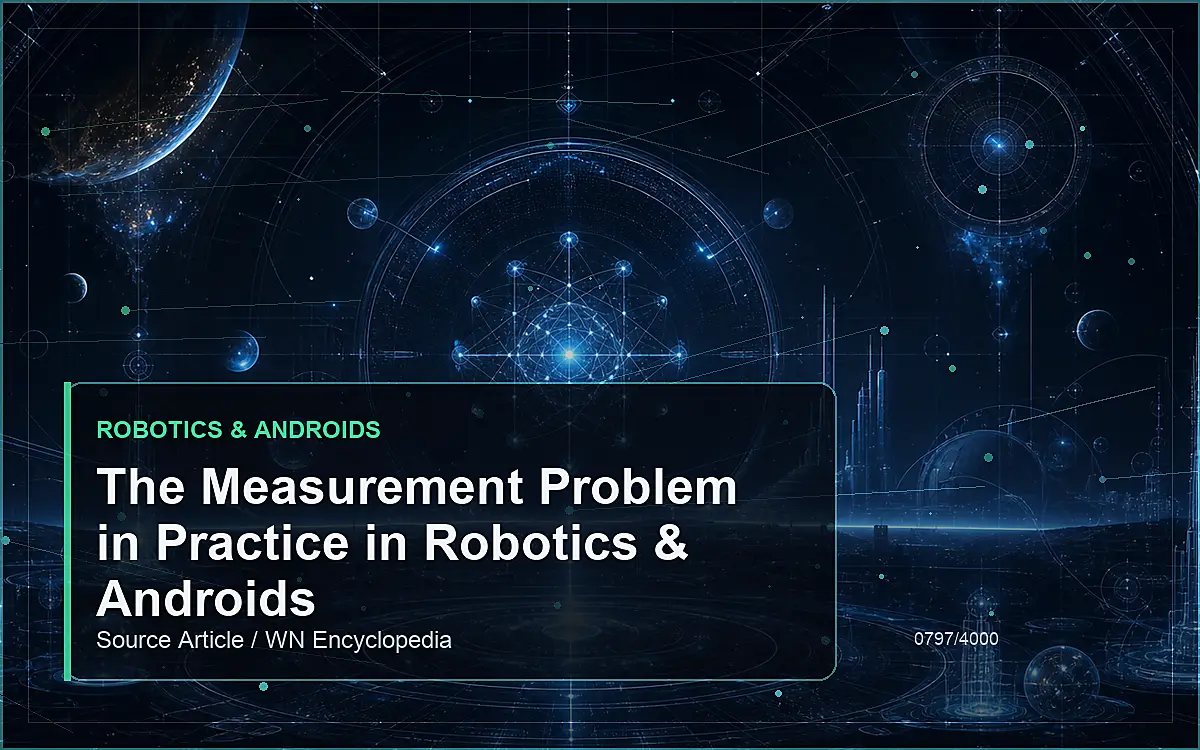 AI-generated encyclopedia reference image for The Measurement Problem in Practice in Robotics & Androids