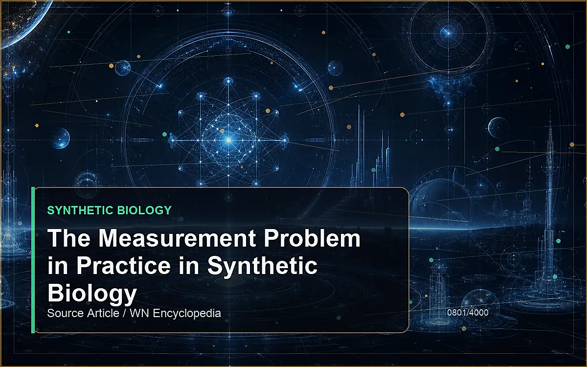 AI-generated encyclopedia reference image for The Measurement Problem in Practice in Synthetic Biology