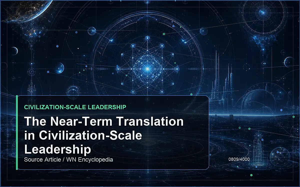 AI-generated encyclopedia reference image for The Near-Term Translation in Civilization-Scale Leadership
