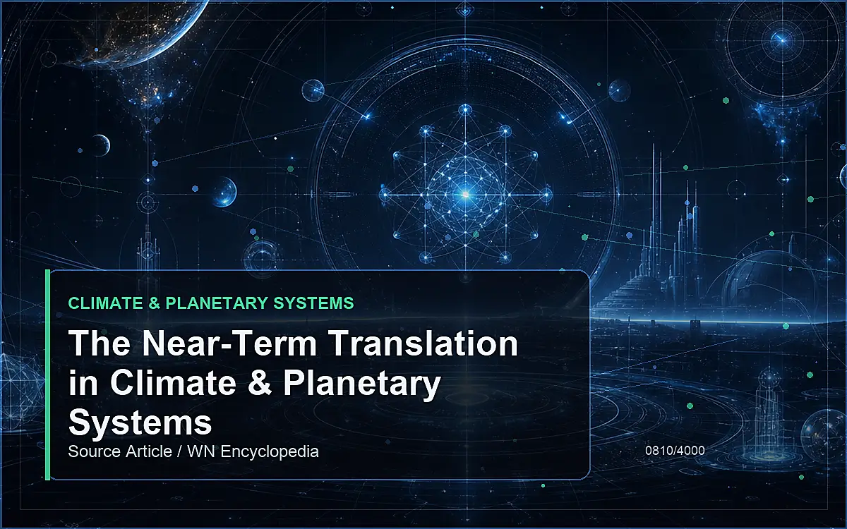 AI-generated encyclopedia reference image for The Near-Term Translation in Climate & Planetary Systems