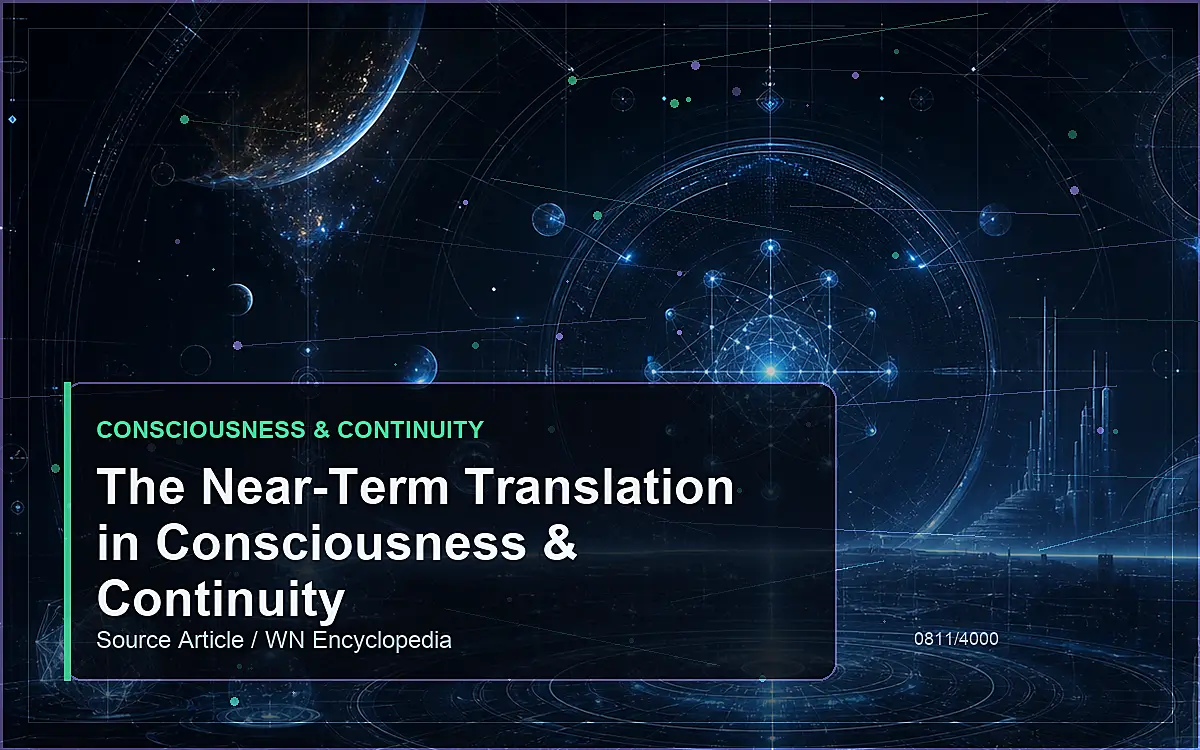 AI-generated encyclopedia reference image for The Near-Term Translation in Consciousness & Continuity
