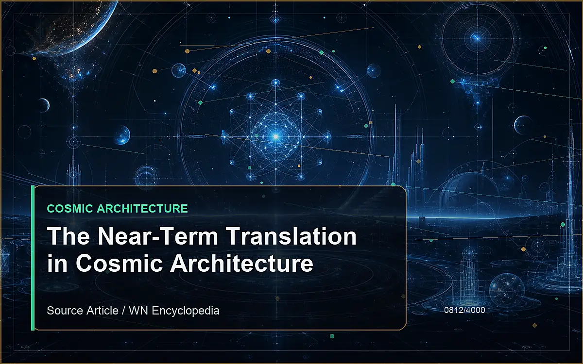 AI-generated encyclopedia reference image for The Near-Term Translation in Cosmic Architecture