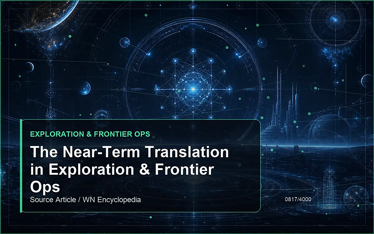 AI-generated encyclopedia reference image for The Near-Term Translation in Exploration & Frontier Ops
