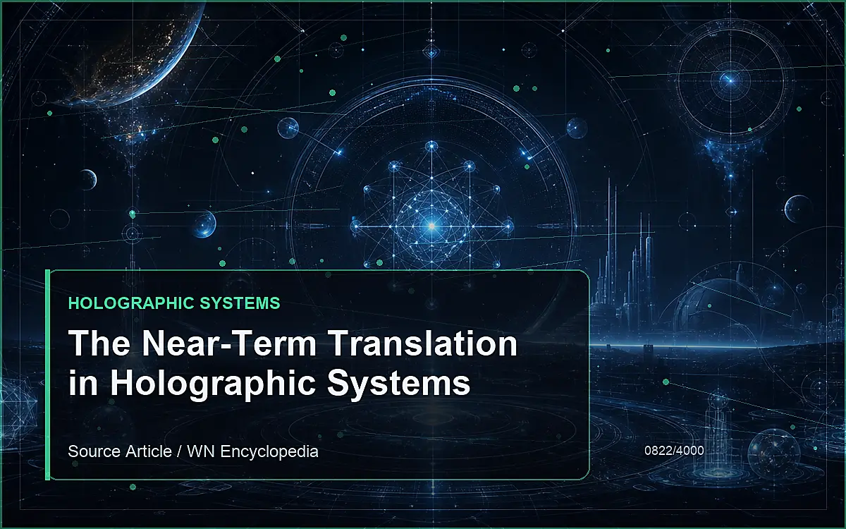 AI-generated encyclopedia reference image for The Near-Term Translation in Holographic Systems