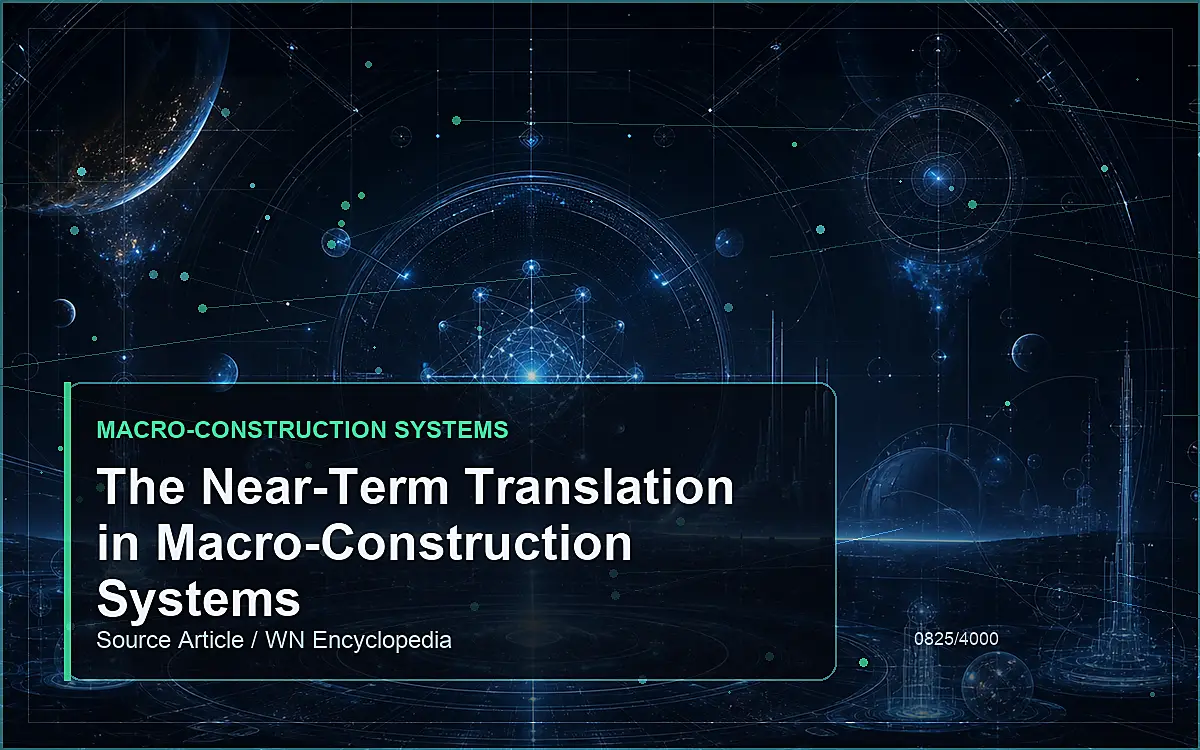 AI-generated encyclopedia reference image for The Near-Term Translation in Macro-Construction Systems