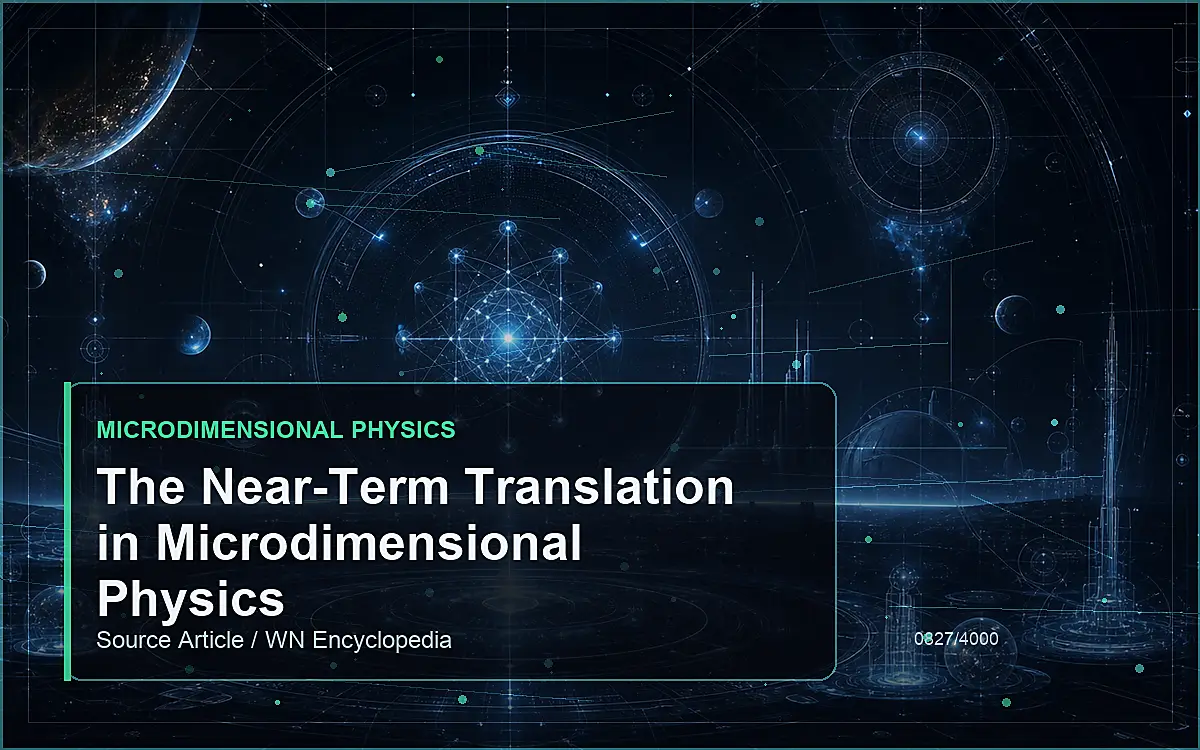 AI-generated encyclopedia reference image for The Near-Term Translation in Microdimensional Physics