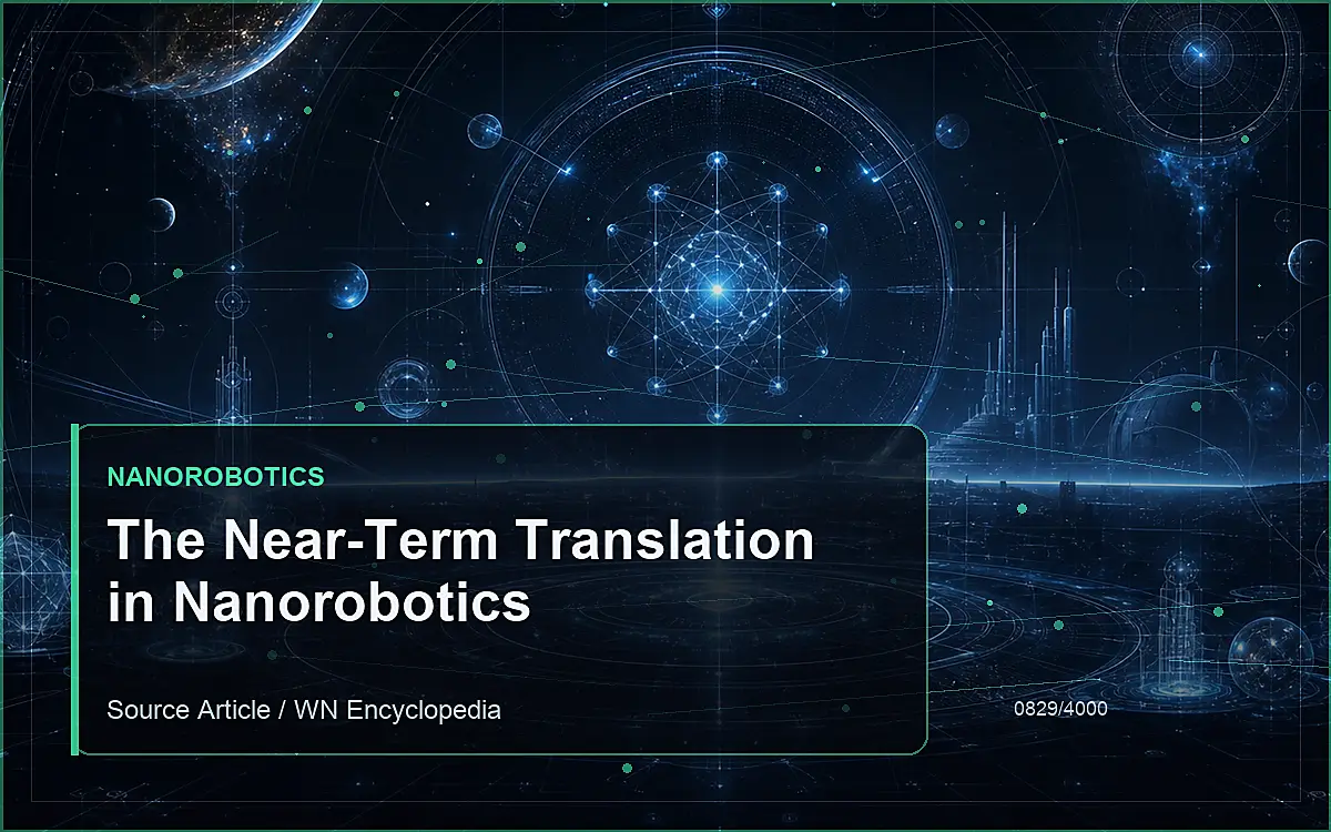 AI-generated encyclopedia reference image for The Near-Term Translation in Nanorobotics