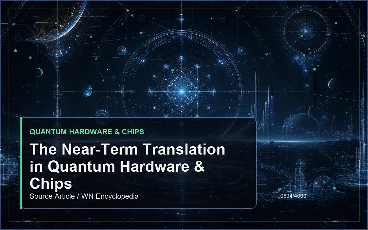 AI-generated encyclopedia reference image for The Near-Term Translation in Quantum Hardware & Chips