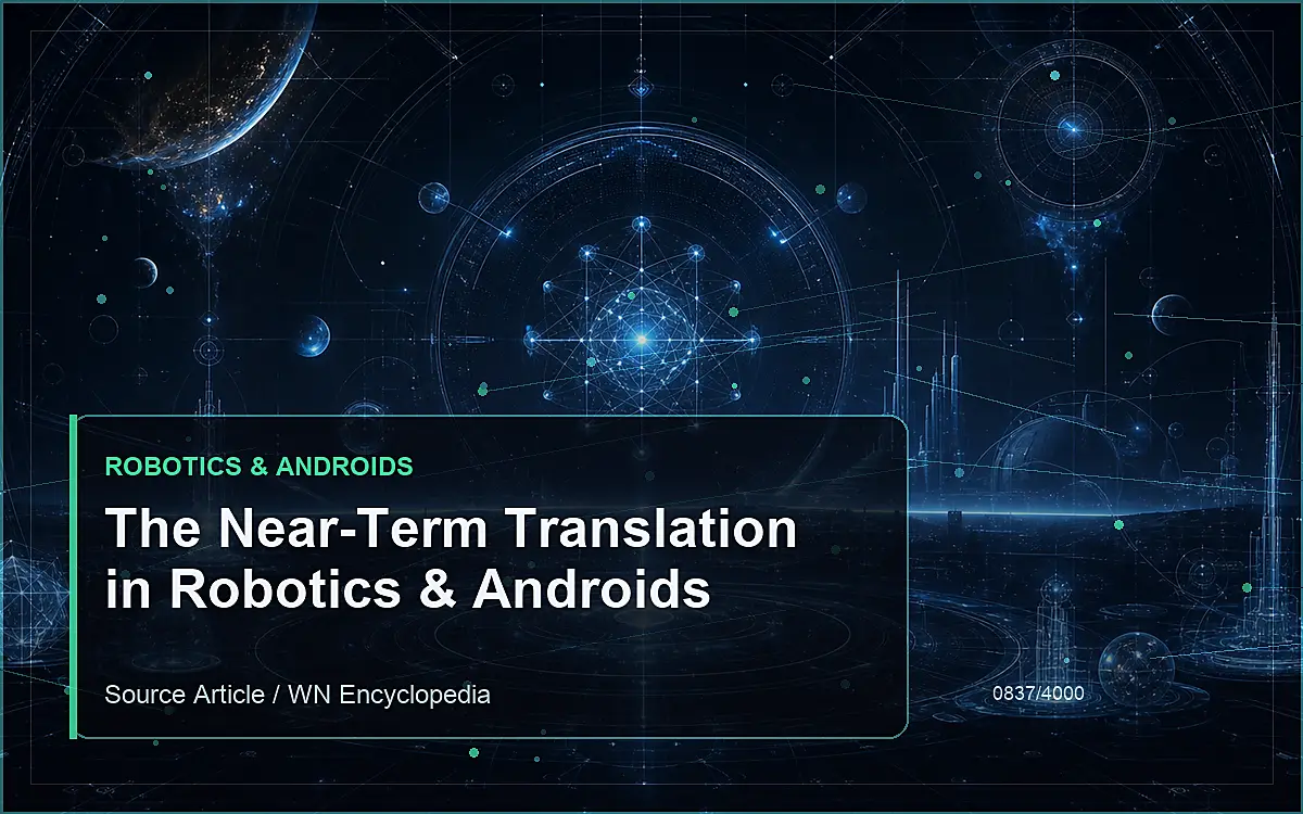 AI-generated encyclopedia reference image for The Near-Term Translation in Robotics & Androids