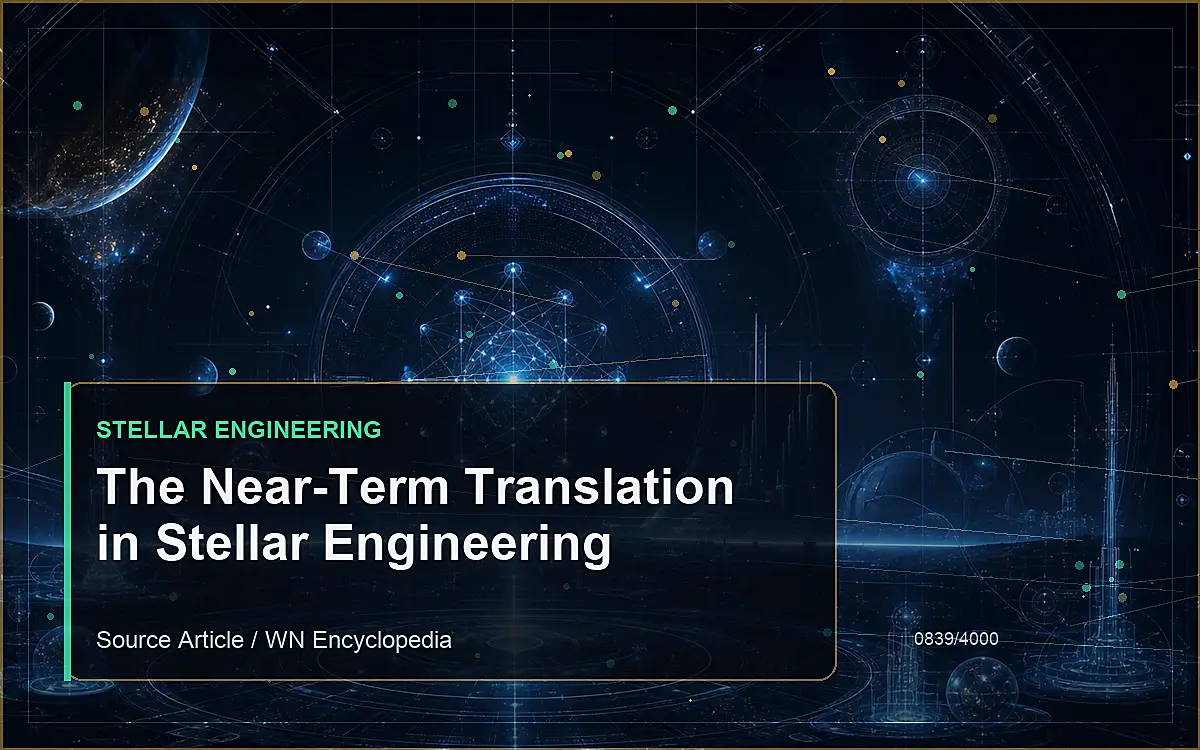 AI-generated encyclopedia reference image for The Near-Term Translation in Stellar Engineering