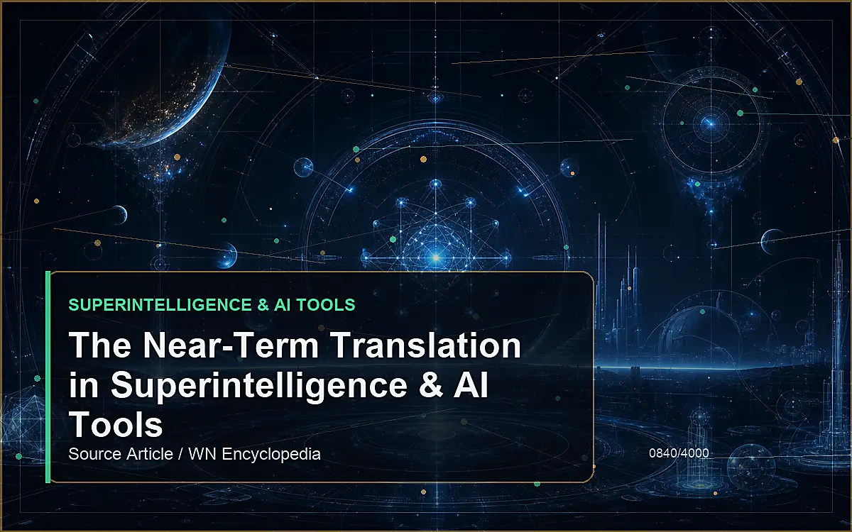 AI-generated encyclopedia reference image for The Near-Term Translation in Superintelligence & AI Tools