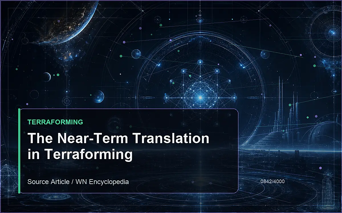 AI-generated encyclopedia reference image for The Near-Term Translation in Terraforming
