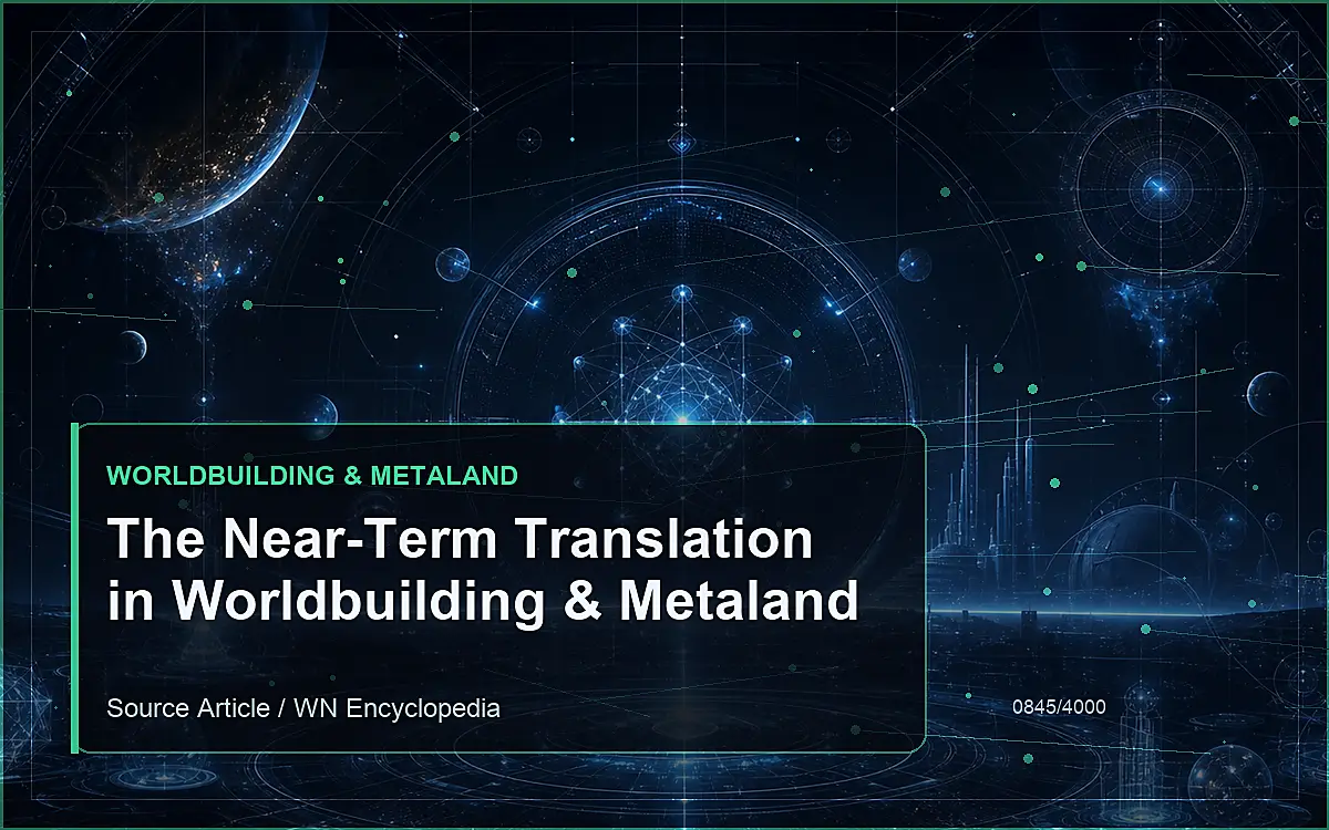 AI-generated encyclopedia reference image for The Near-Term Translation in Worldbuilding & Metaland