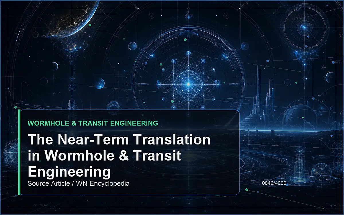 AI-generated encyclopedia reference image for The Near-Term Translation in Wormhole & Transit Engineering