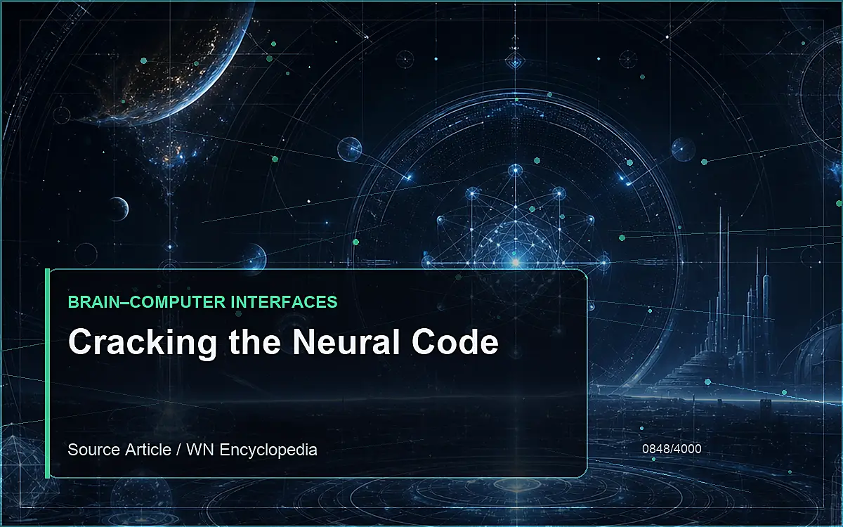 AI-generated encyclopedia reference image for Cracking the Neural Code