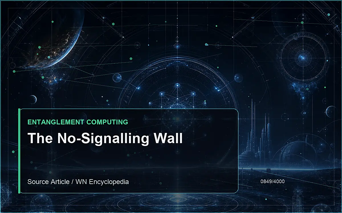 AI-generated encyclopedia reference image for The No-Signalling Wall