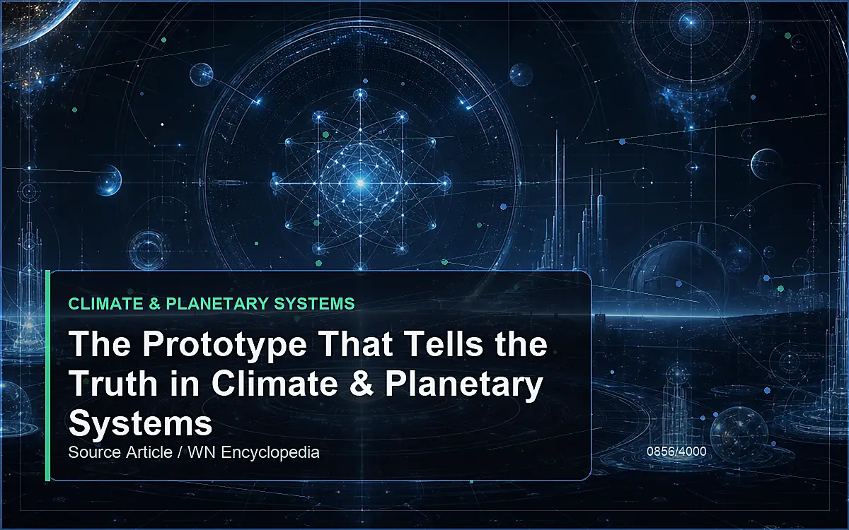 AI-generated encyclopedia reference image for The Prototype That Tells the Truth in Climate & Planetary Systems