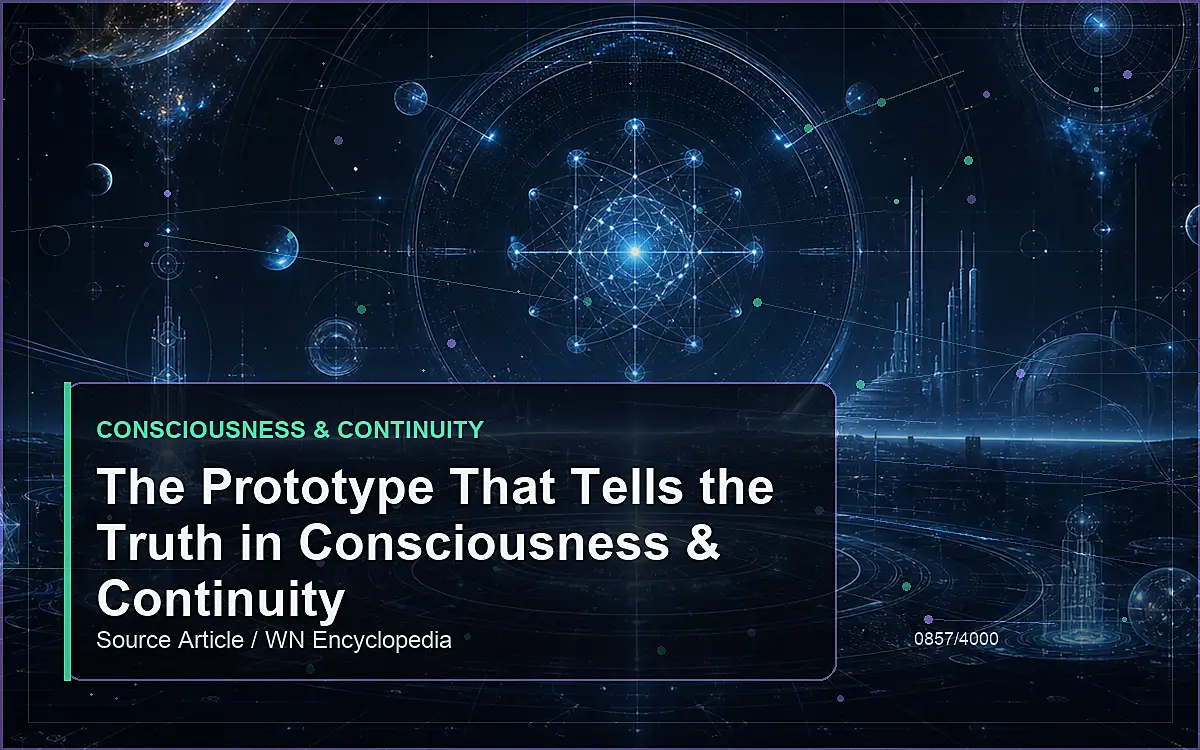 AI-generated encyclopedia reference image for The Prototype That Tells the Truth in Consciousness & Continuity
