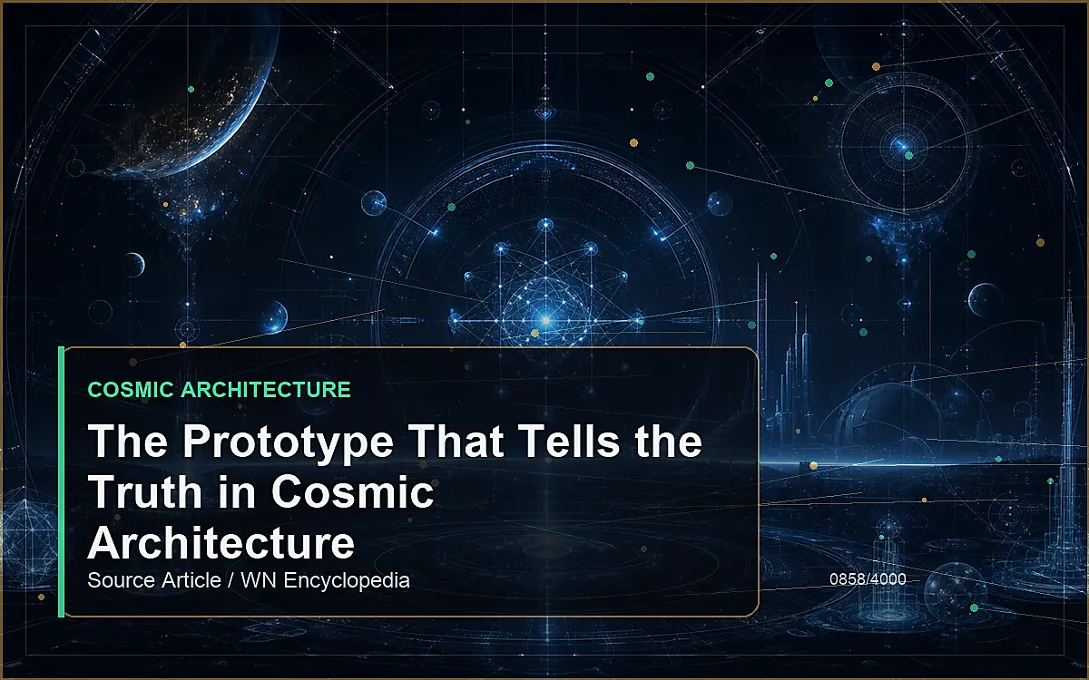 AI-generated encyclopedia reference image for The Prototype That Tells the Truth in Cosmic Architecture