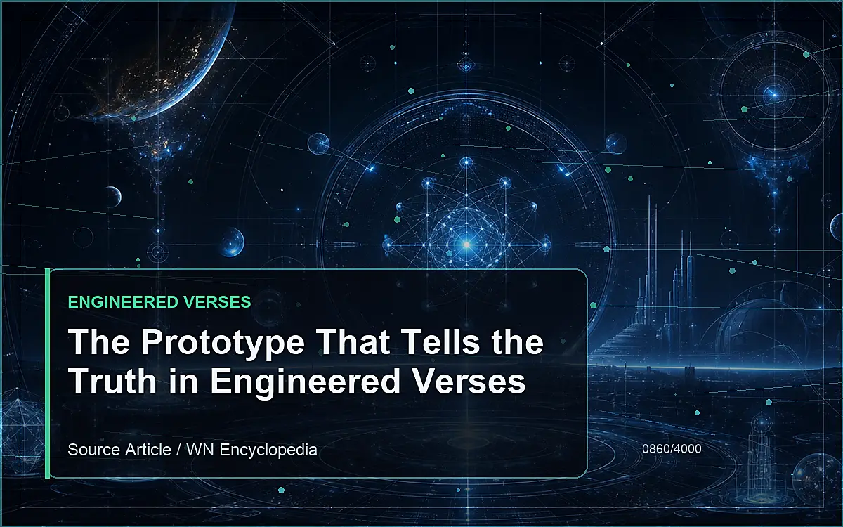 AI-generated encyclopedia reference image for The Prototype That Tells the Truth in Engineered Verses
