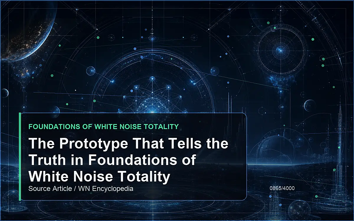 AI-generated encyclopedia reference image for The Prototype That Tells the Truth in Foundations of White Noise Totality