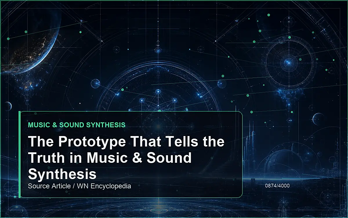 AI-generated encyclopedia reference image for The Prototype That Tells the Truth in Music & Sound Synthesis