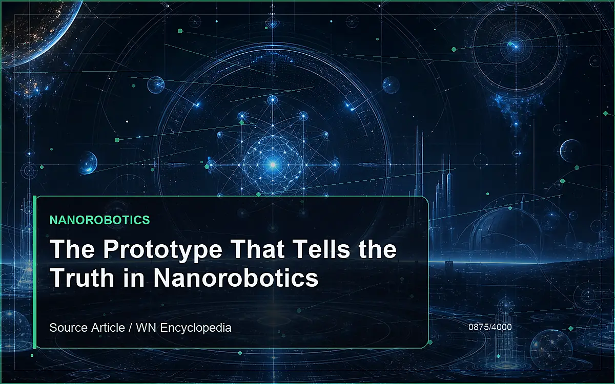 AI-generated encyclopedia reference image for The Prototype That Tells the Truth in Nanorobotics