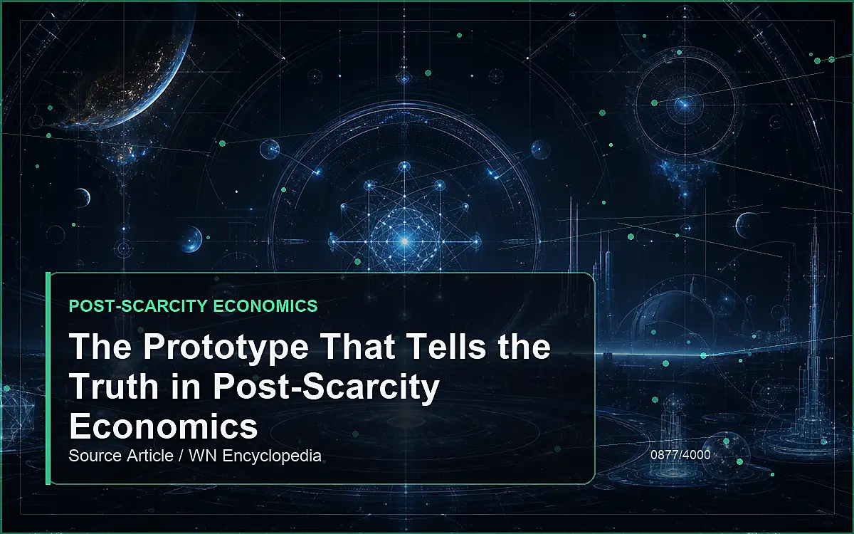 AI-generated encyclopedia reference image for The Prototype That Tells the Truth in Post-Scarcity Economics