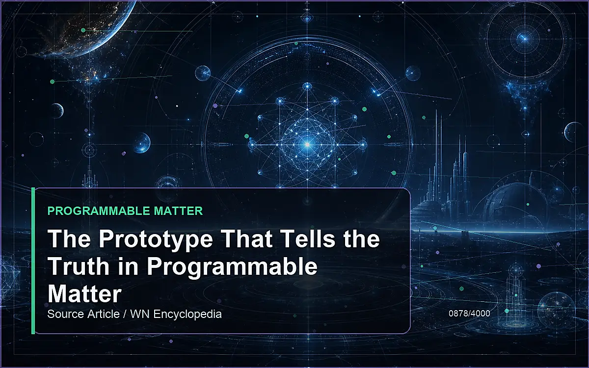 AI-generated encyclopedia reference image for The Prototype That Tells the Truth in Programmable Matter