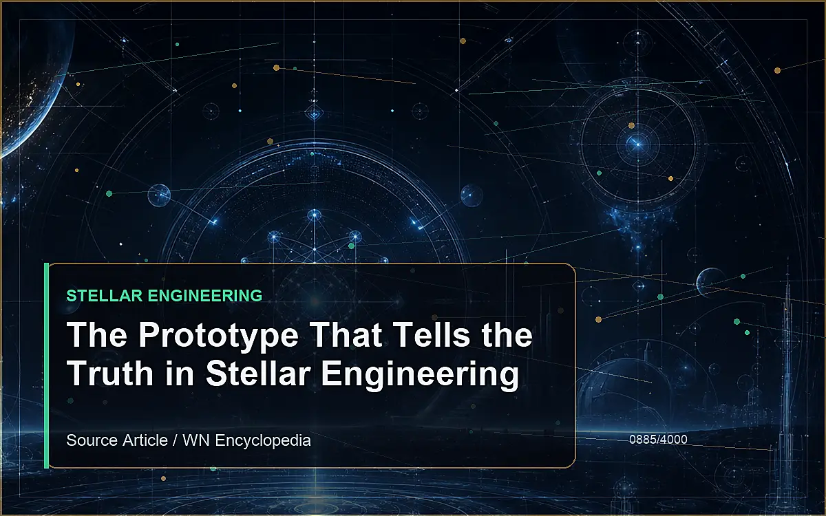 AI-generated encyclopedia reference image for The Prototype That Tells the Truth in Stellar Engineering