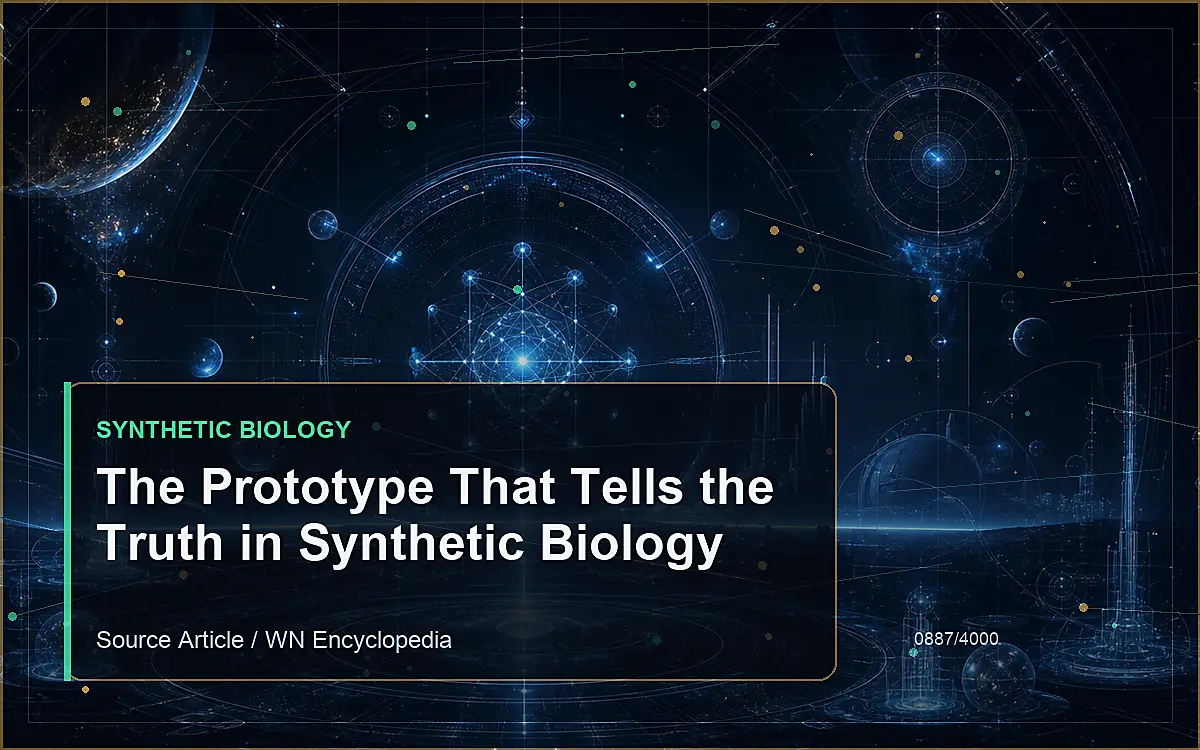 AI-generated encyclopedia reference image for The Prototype That Tells the Truth in Synthetic Biology