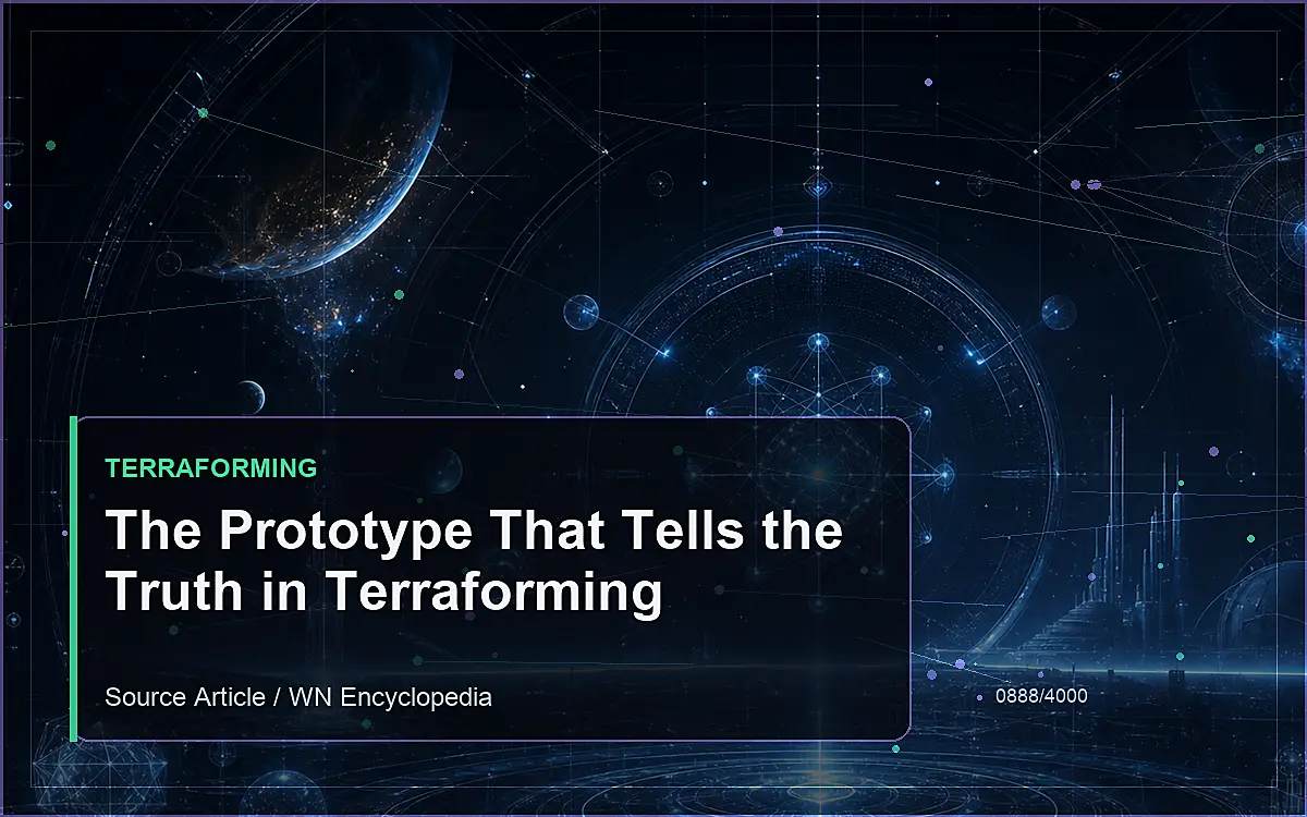 AI-generated encyclopedia reference image for The Prototype That Tells the Truth in Terraforming